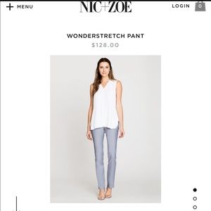 Blue wonderstretch pants